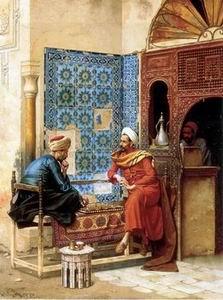 unknow artist Arab or Arabic people and life. Orientalism oil paintings  300